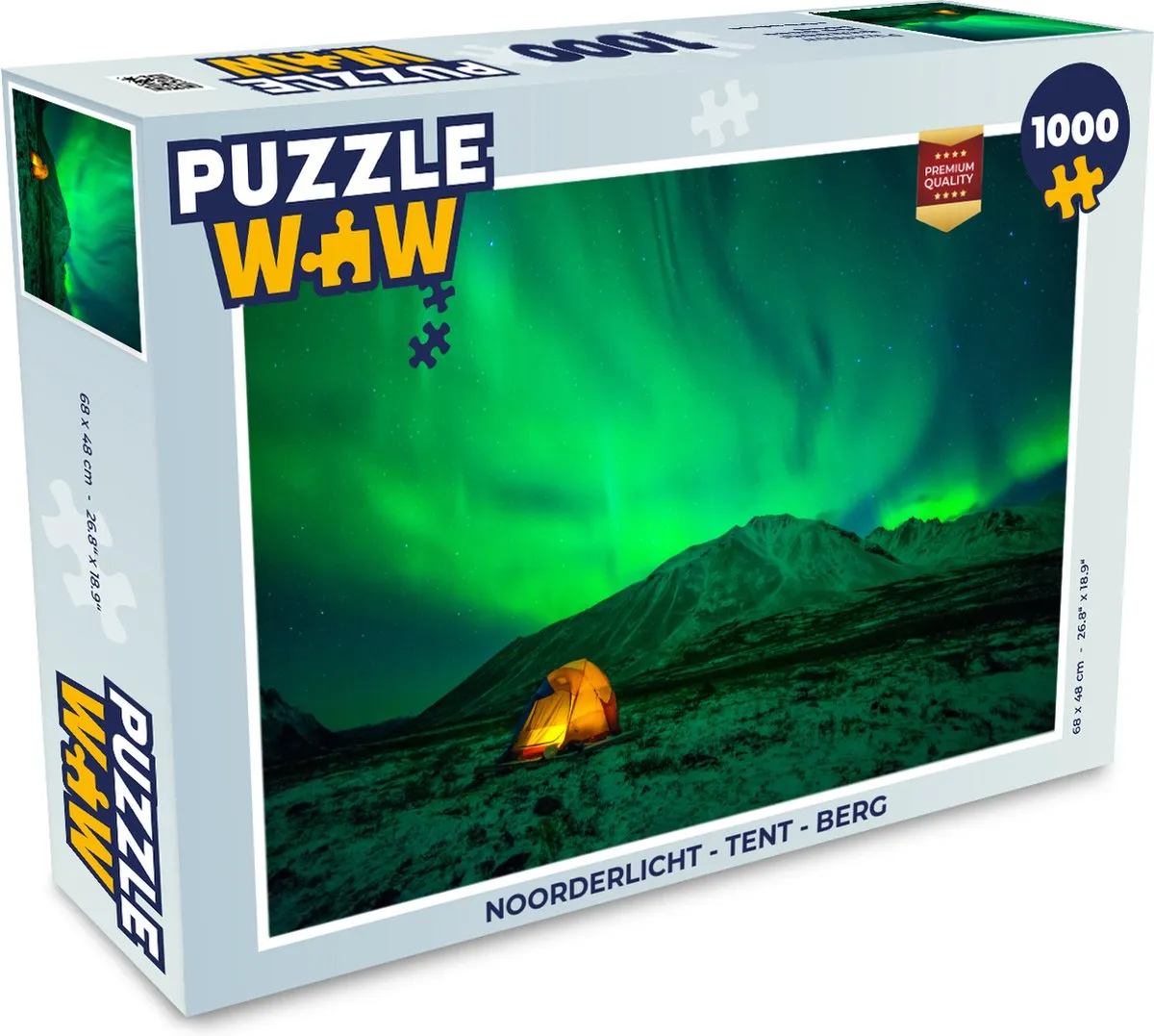 PuzzleWow Noorderlicht Legpuzzel 1000 Stuks