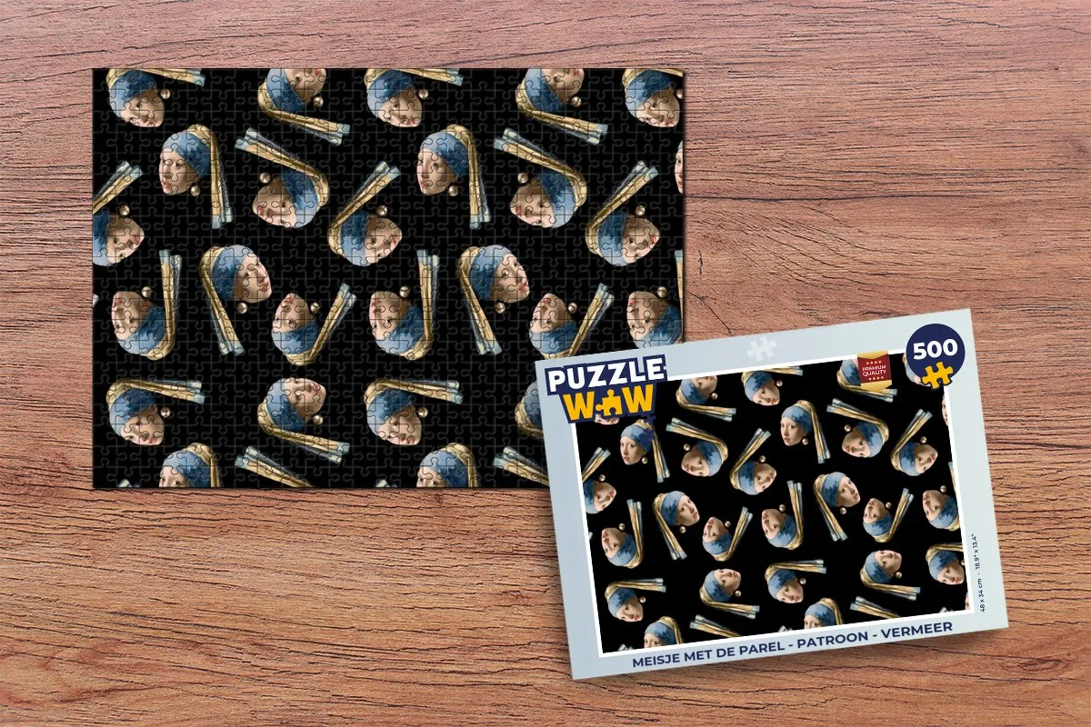 PuzzleWow Vermeer Legpuzzel 500 Stuks - Multicolor