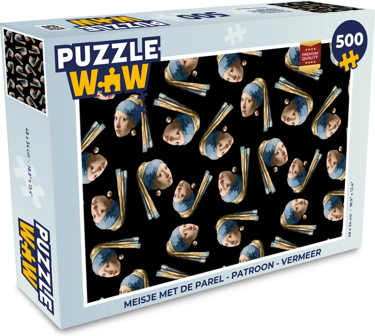 PuzzleWow Vermeer Legpuzzel 500 Stuks