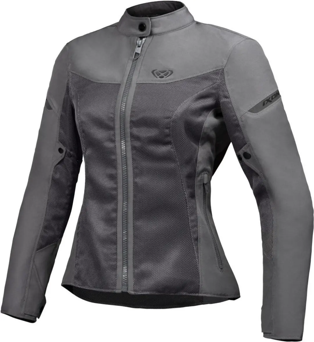 Ixon Fresh Lady Grijs Textiele Motorjas