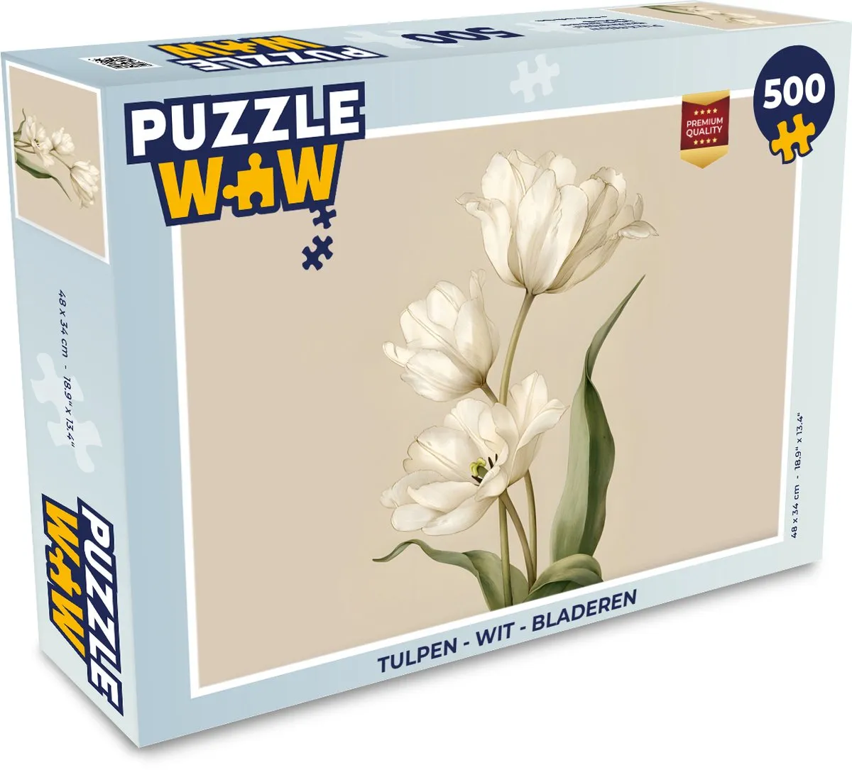 PuzzleWow Tulpen Legpuzzel 500 Stuks