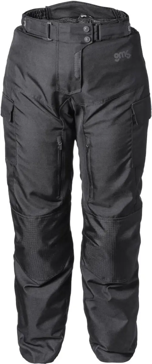 gms Starter Neo WP Dames Zwarte Waterdichte Textiele Motorbroek