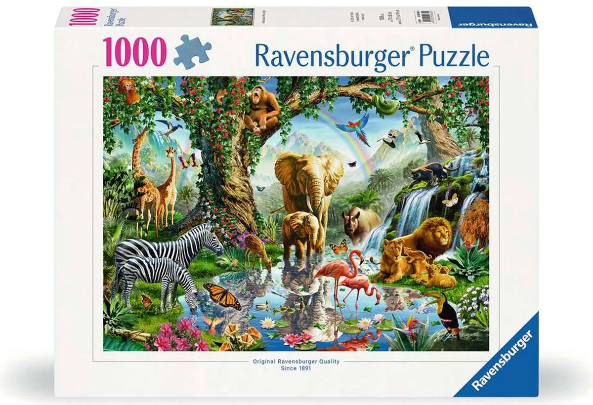 Ravensburger Jungle Avontuur Puzzel 1000 Stuks - Multicolor