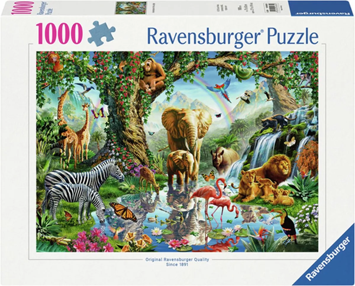 Ravensburger Jungle Avontuur Puzzel 1000 Stuks - Multicolor