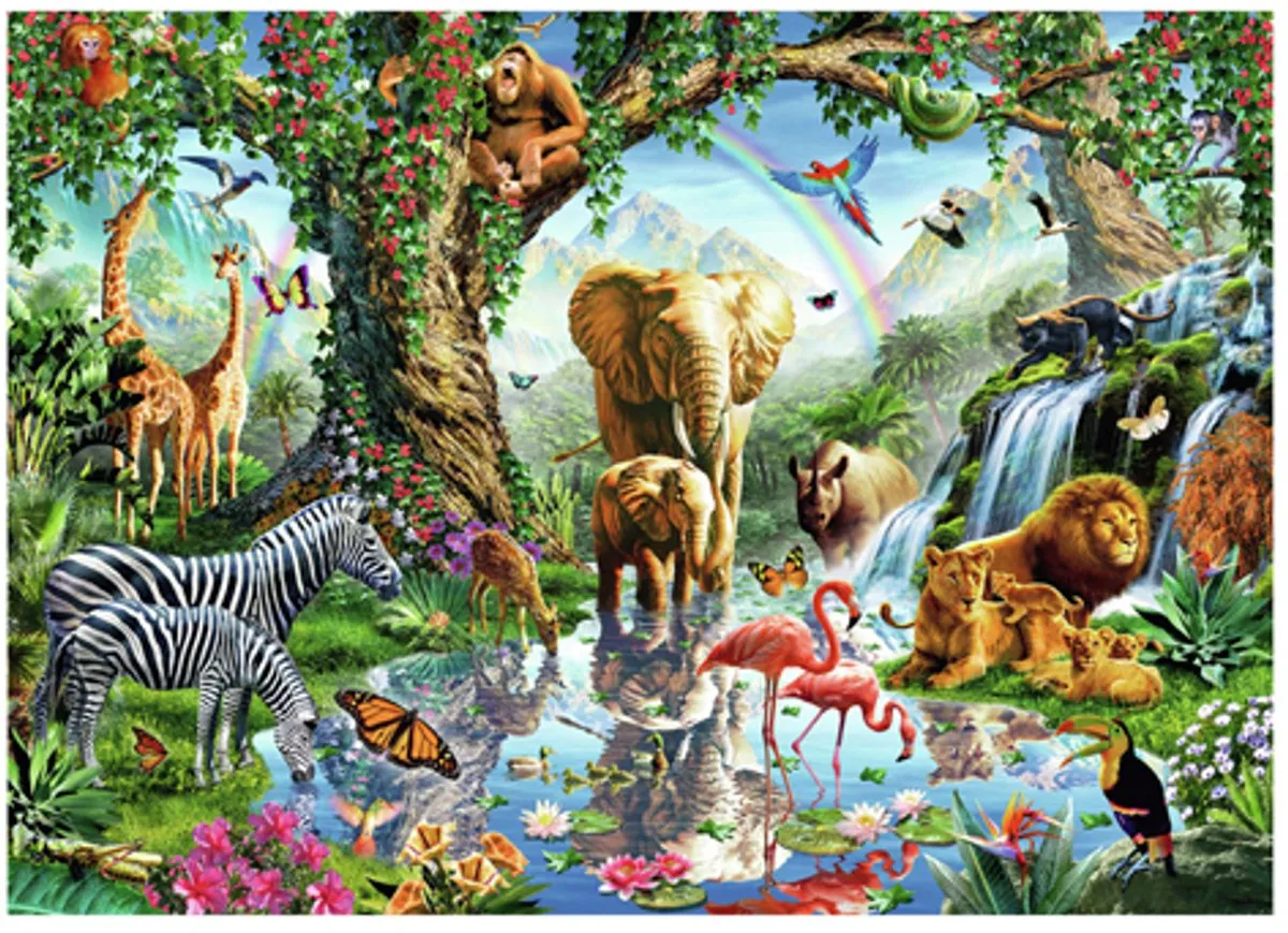 Ravensburger Jungle Avontuur Puzzel 1000 Stuks - Multicolor