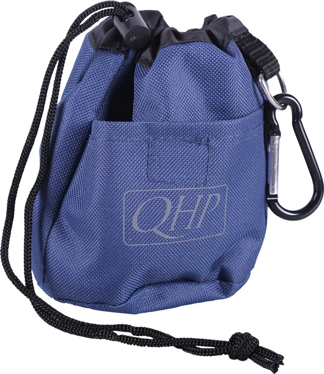 QHP Treat Bag Beloningstasje - Fuchsia/Navy - afbeelding 2 van 4