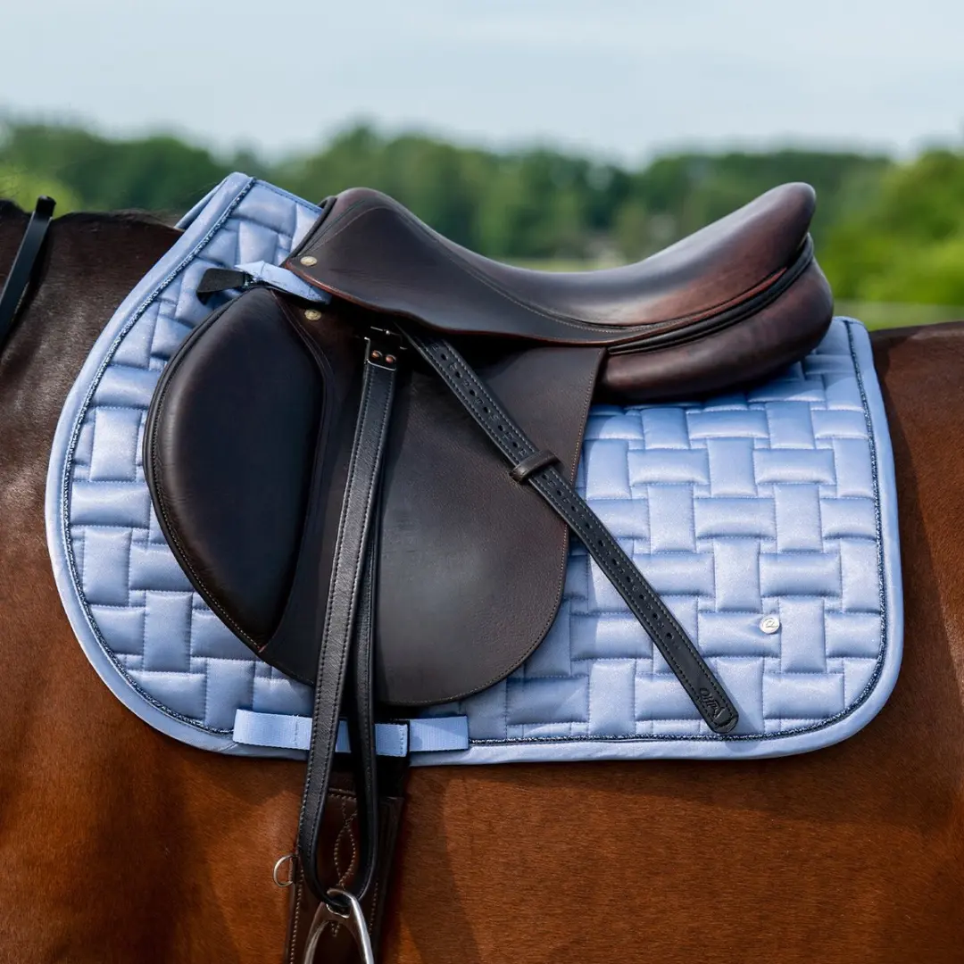 Qhp Zadeldek Aubree Misty Blue