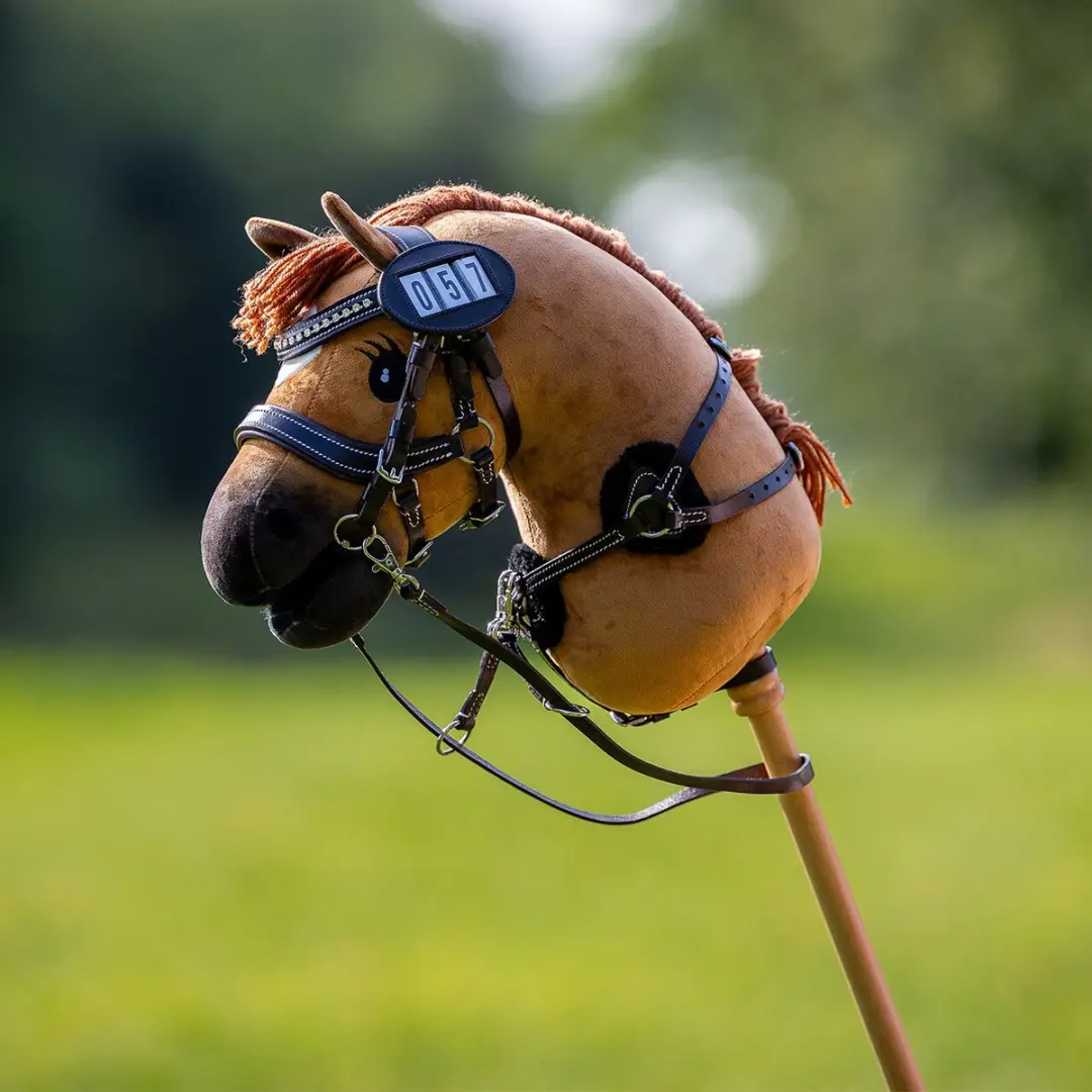 QHP Hobby Horse Hoofdstel Dolly - Donkerbruin - afbeelding 6 van 6