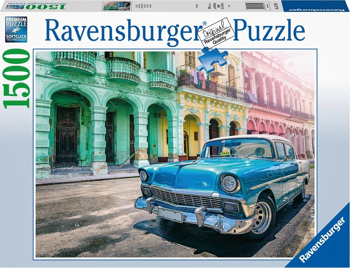 Ravensburger Cuba Cars Legpuzzel 1500 Stuks