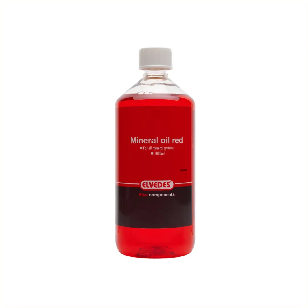 Elvedes Minerale Remolie 1000ml - Rood - o.a. Shimano - afbeelding 3 van 5