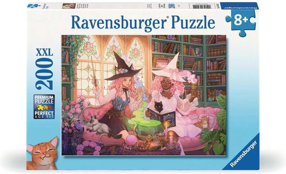 Ravensburger Enchanting Library Puzzel - 200 Stuks