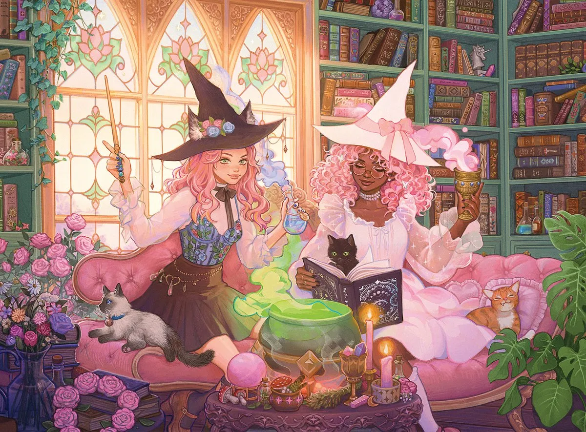 Ravensburger Enchanting Library Puzzel - 200 Stuks
