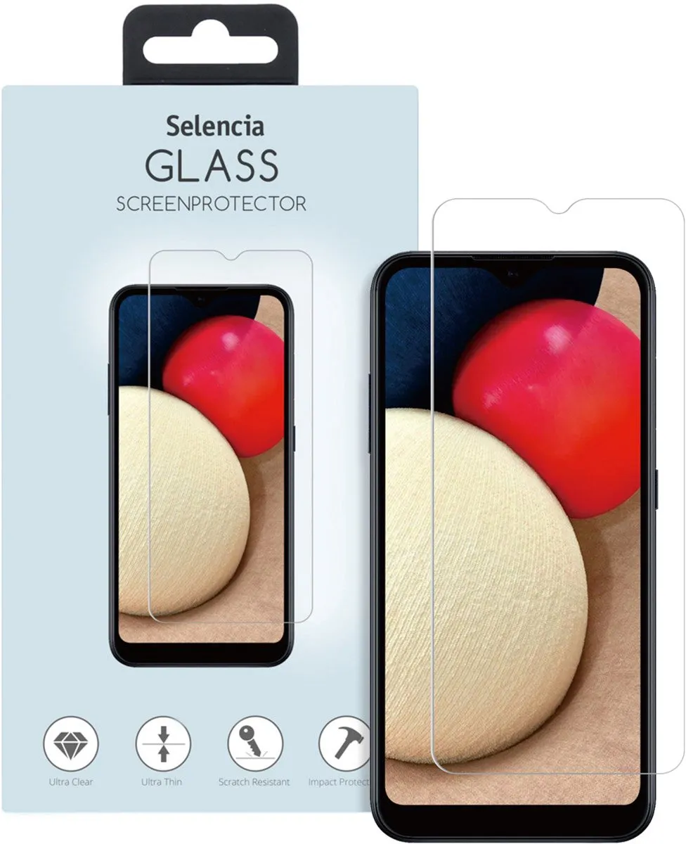 Selencia Screenprotector Samsung Galaxy A03 - Gehard Glas