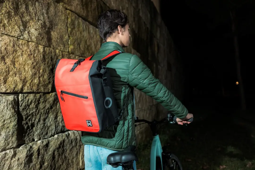 Willex Rugzak Combi Fietstas 27L - Rood - afbeelding 6 van 6
