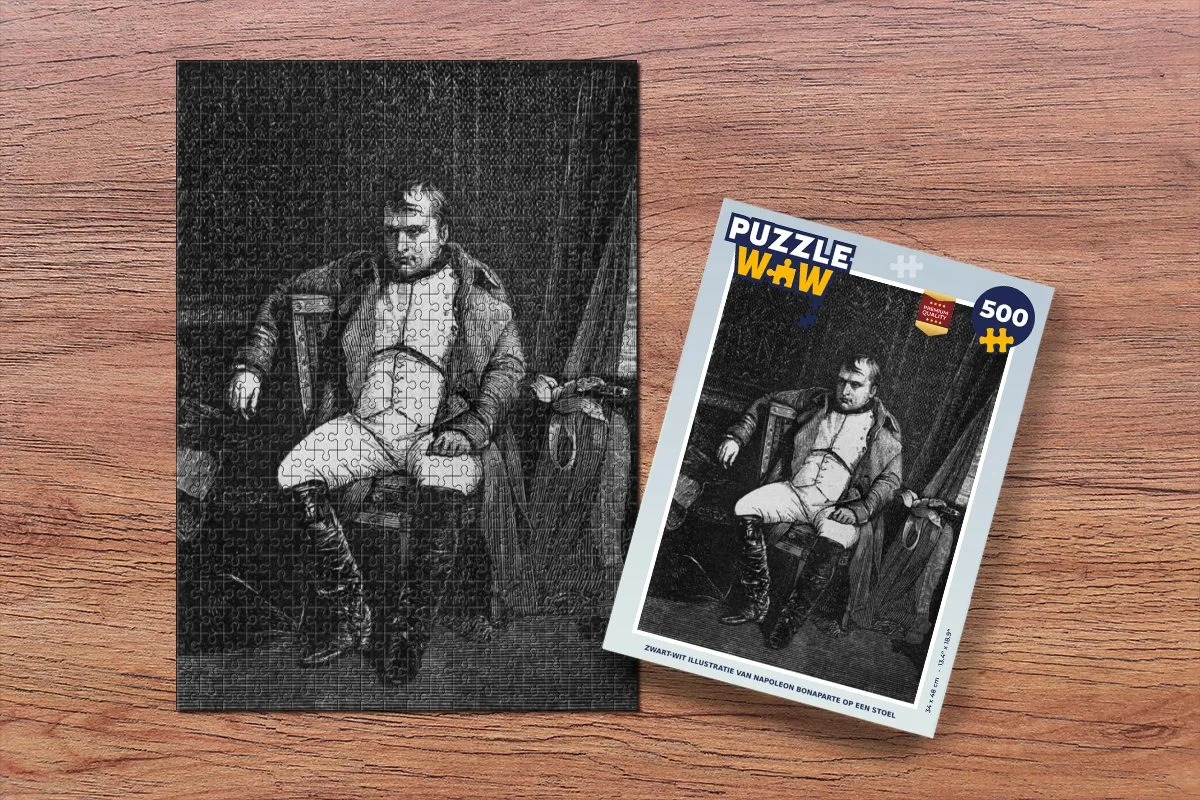 PuzzleWow Napoleon Bonaparte Legpuzzel 500 Stuks - Multicolor