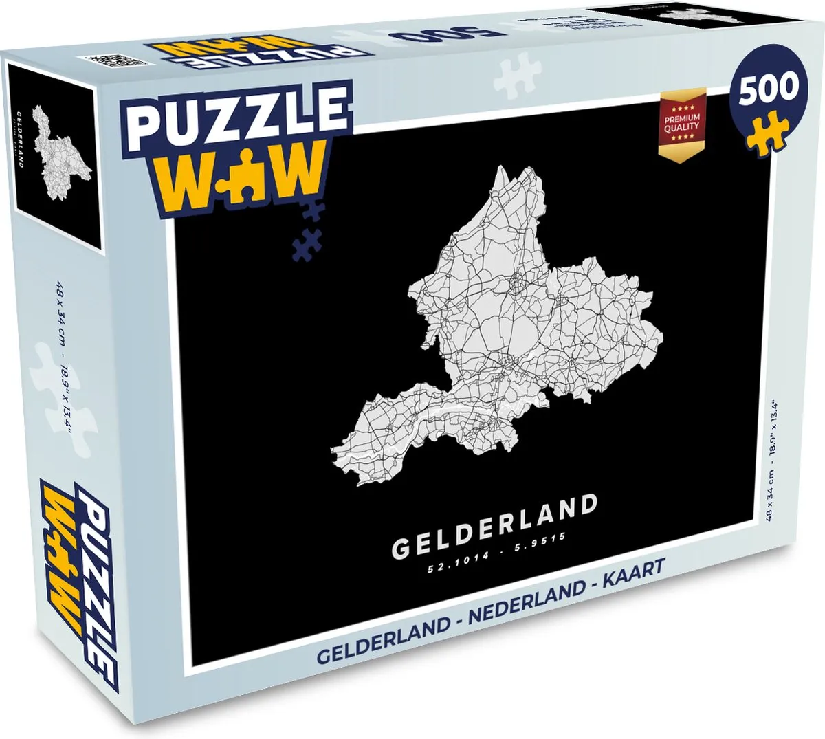 PuzzleWow Gelderland Legpuzzel 500 Stuks
