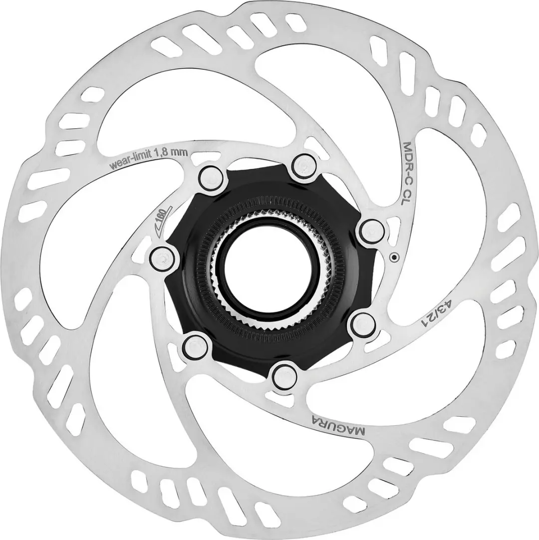 MAGURA MDR-C-CL Remschijf 160mm Centerlock - Zilver - afbeelding 4 van 5
