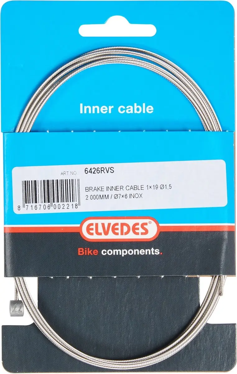 Elvedes Remkabel RVS 2000mm 1x19