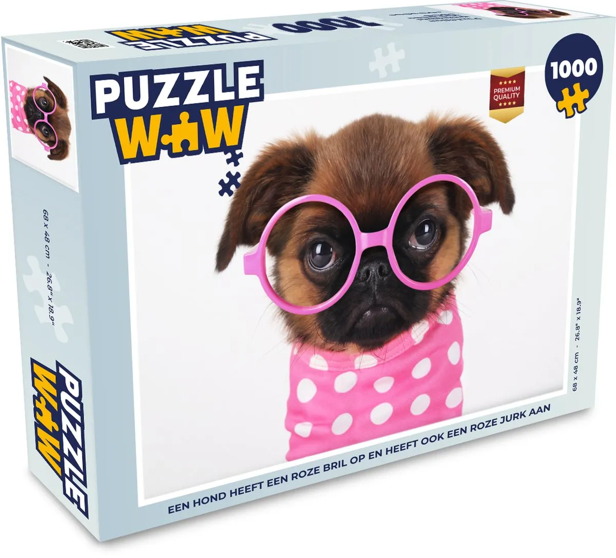 PuzzleWow Legpuzzel 1000 Stuks - Multicolor