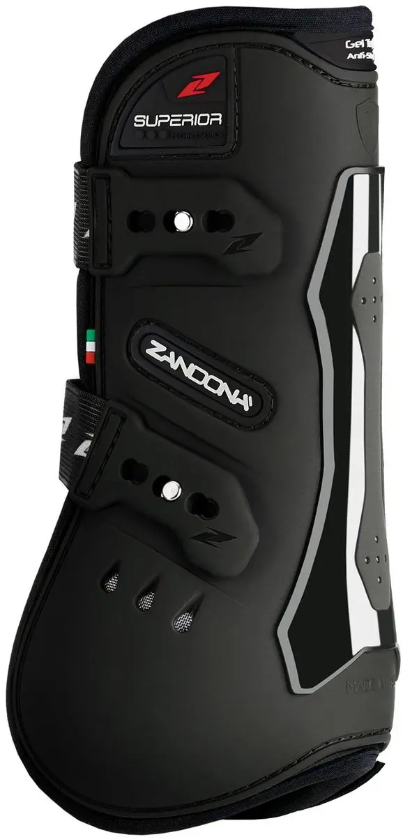 Zandona Superior Air Peesbeschermers Black Black Pony