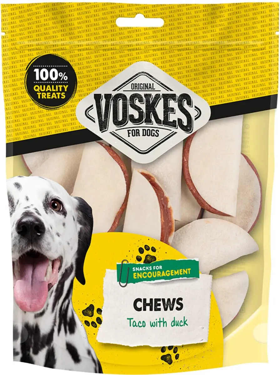 Voskes Hondensnack Taco met Eend