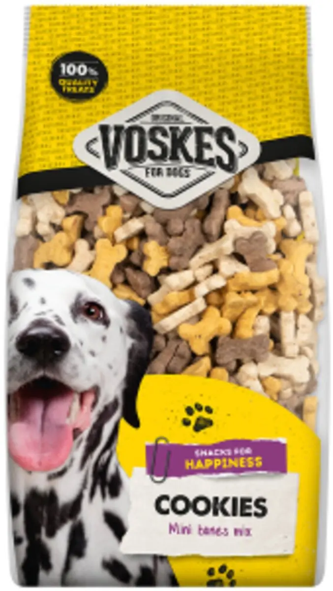Voskes Mini Kluifjes Mix Hondensnacks 750g