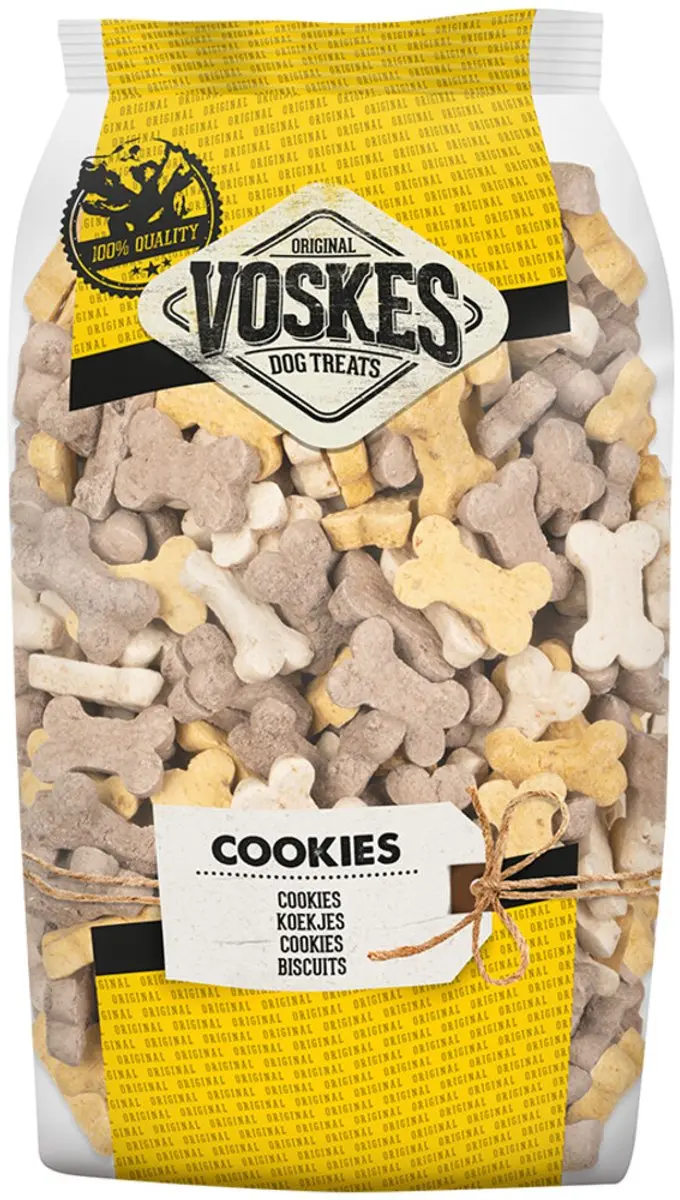 Voskes Mini Kluifjes Mix Hondensnacks 750g