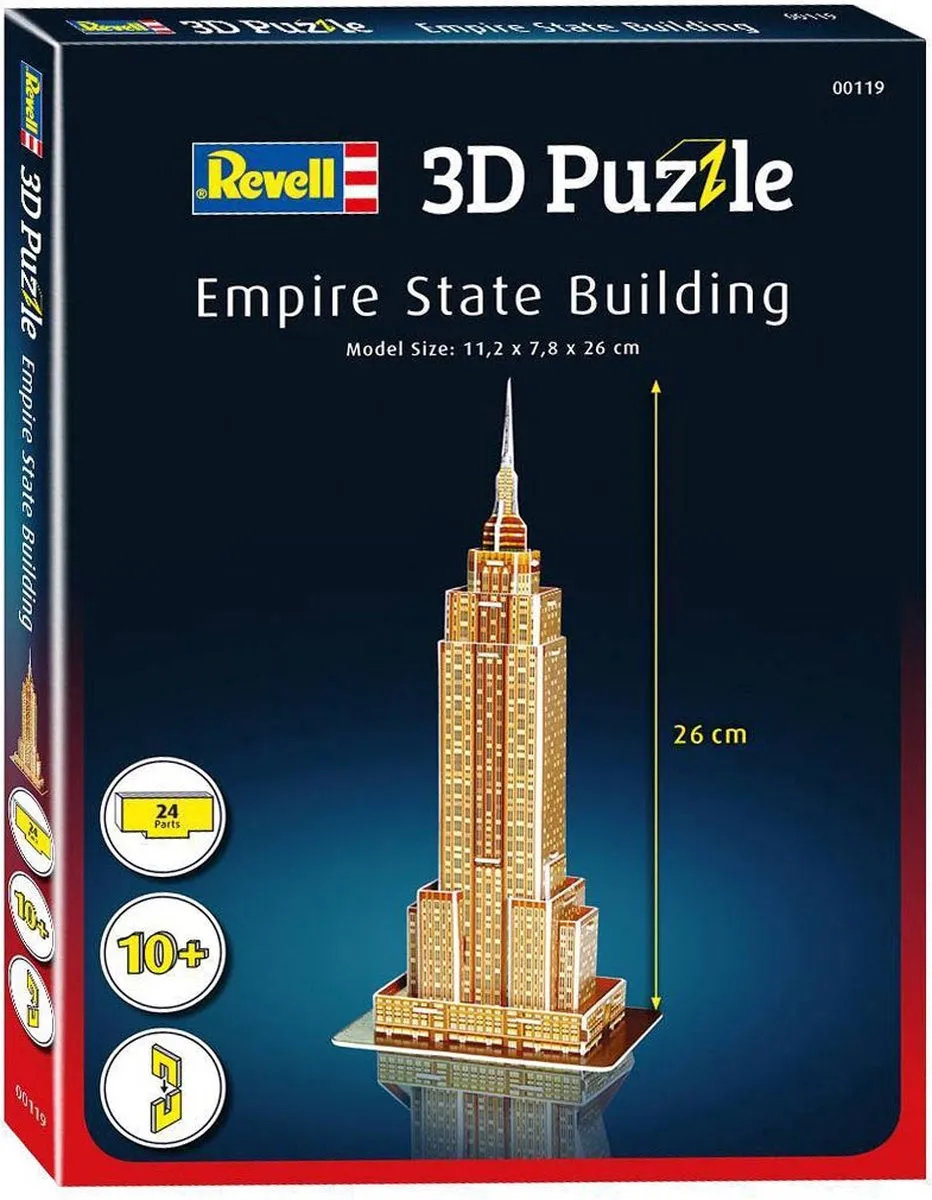Revell 3D Puzzel Empire State Building 24 Stuks - Multi - afbeelding 2 van 6
