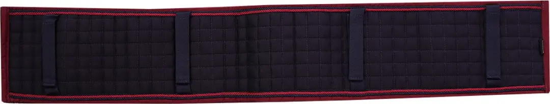 Horsegear HgChique Longeerpad - Donkerblauw/Donkerrood