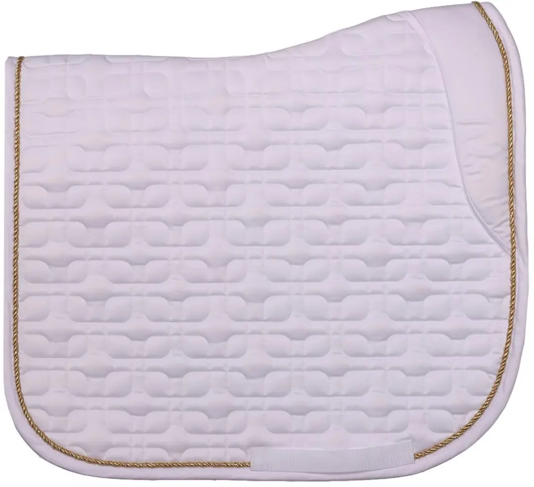 Horsegear Zadeldek Horsegear Hgsedgehill Dressuur Wit-goud