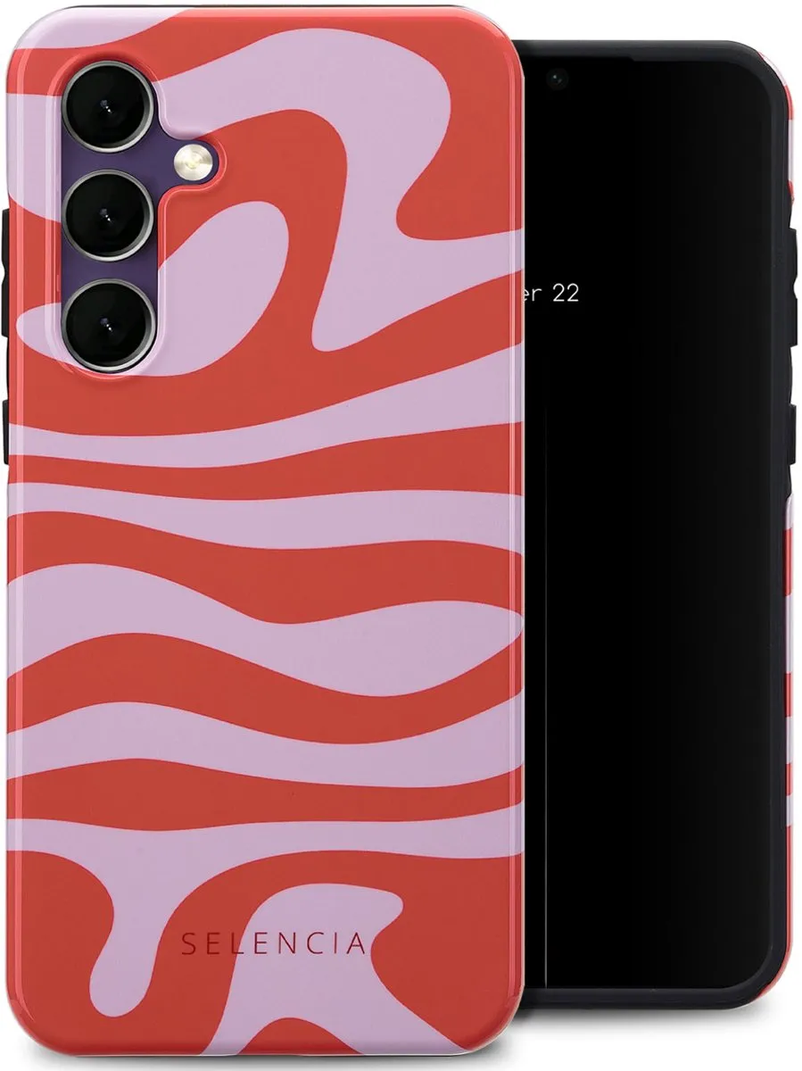 Selencia Hoesje Samsung Galaxy S24 FE Dream Swirl Pink