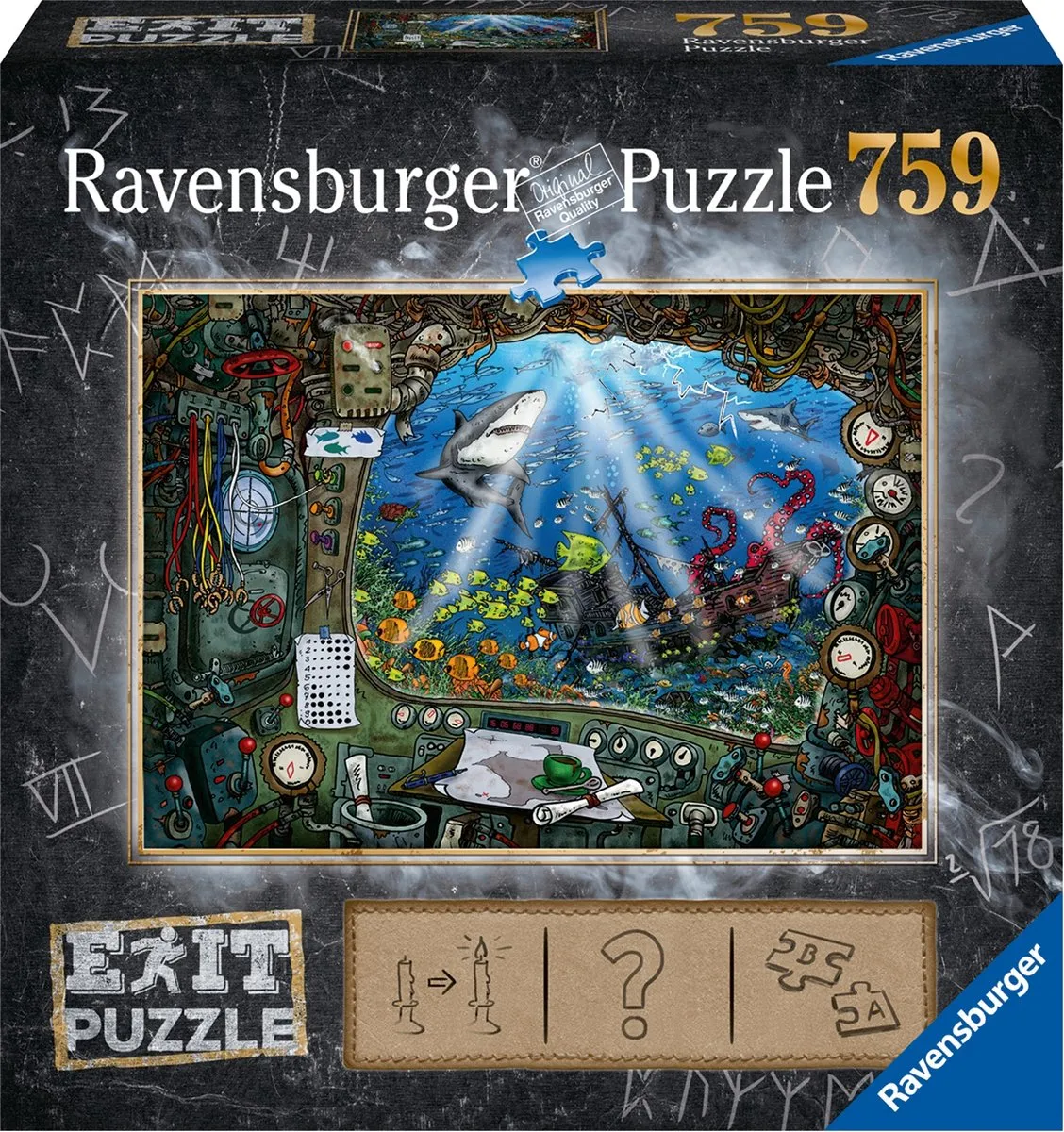 Ravensburger Escape Puzzle 4 Submarine 759 Stuks