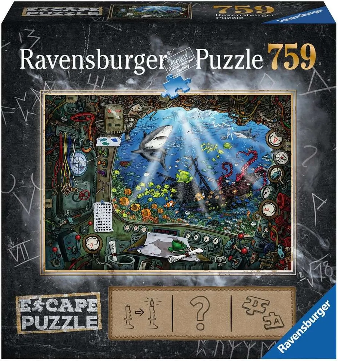 Ravensburger Escape Puzzle 4 Submarine 759 Stuks - Multicolor