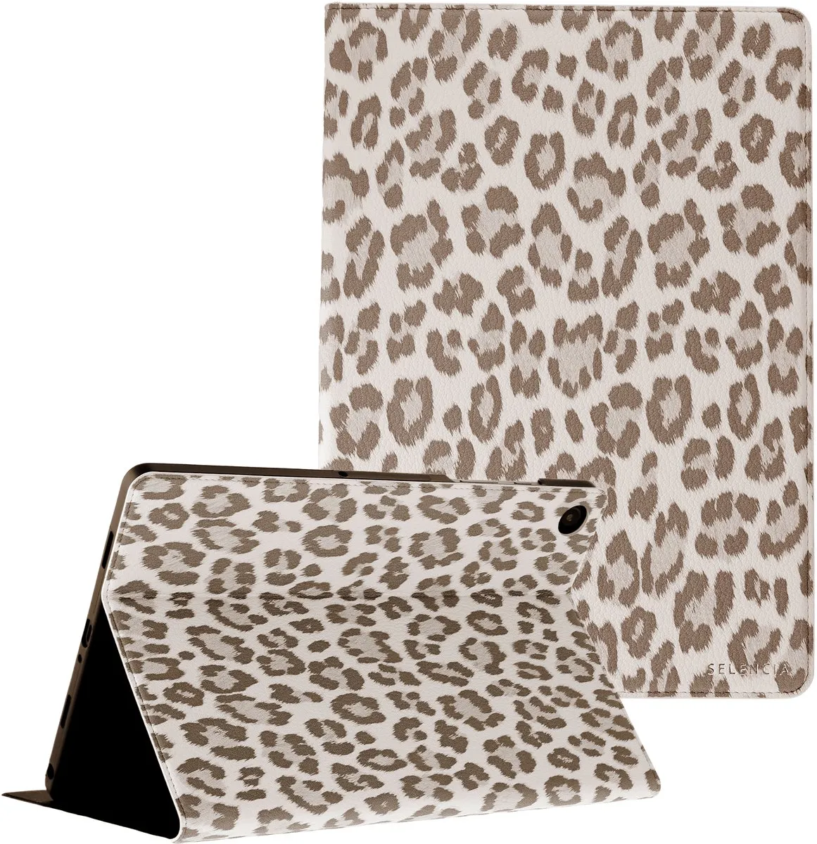 Selencia SH00094847 Tablethoes - Samsung Galaxy Tab A11 Plus - 11" - Pantherprint - Midnight Black