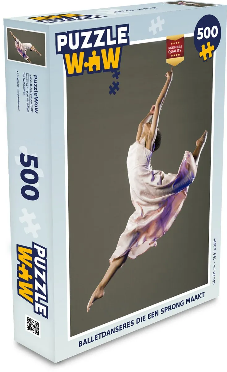 PuzzleWow Balletdanseres Legpuzzel 500 Stuks