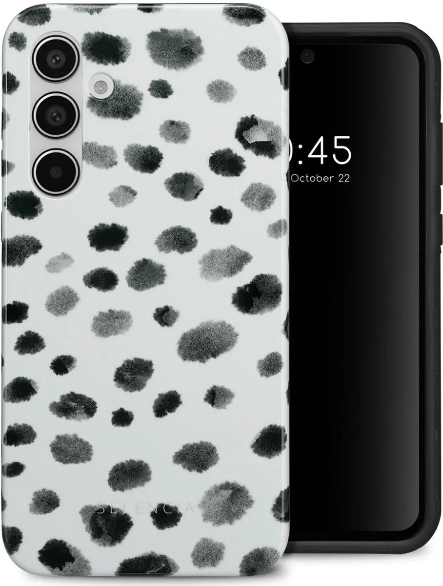 Selencia Hoesje Samsung Galaxy A55 Trendy Leopard