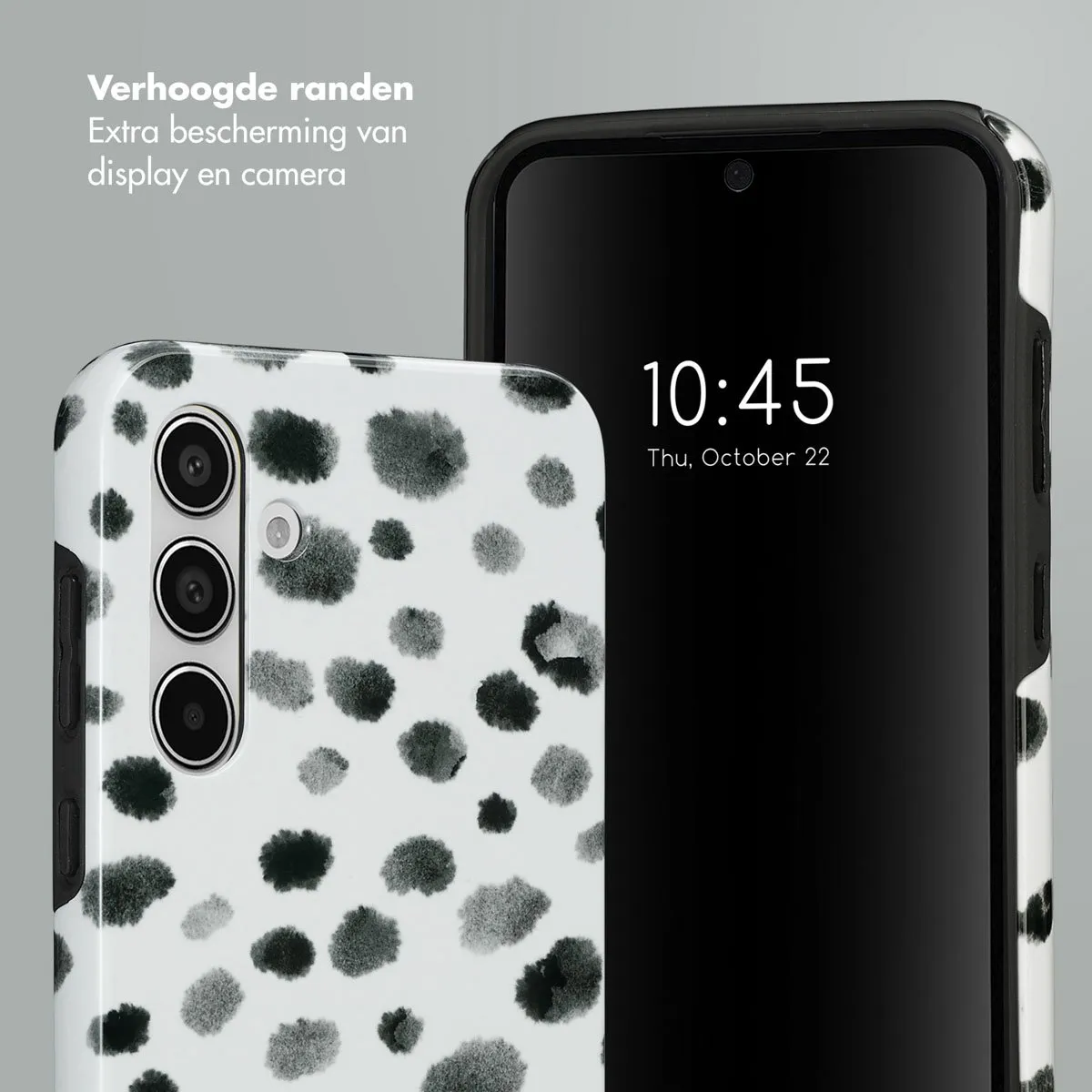 Selencia Hoesje Samsung Galaxy A55 Trendy Leopard