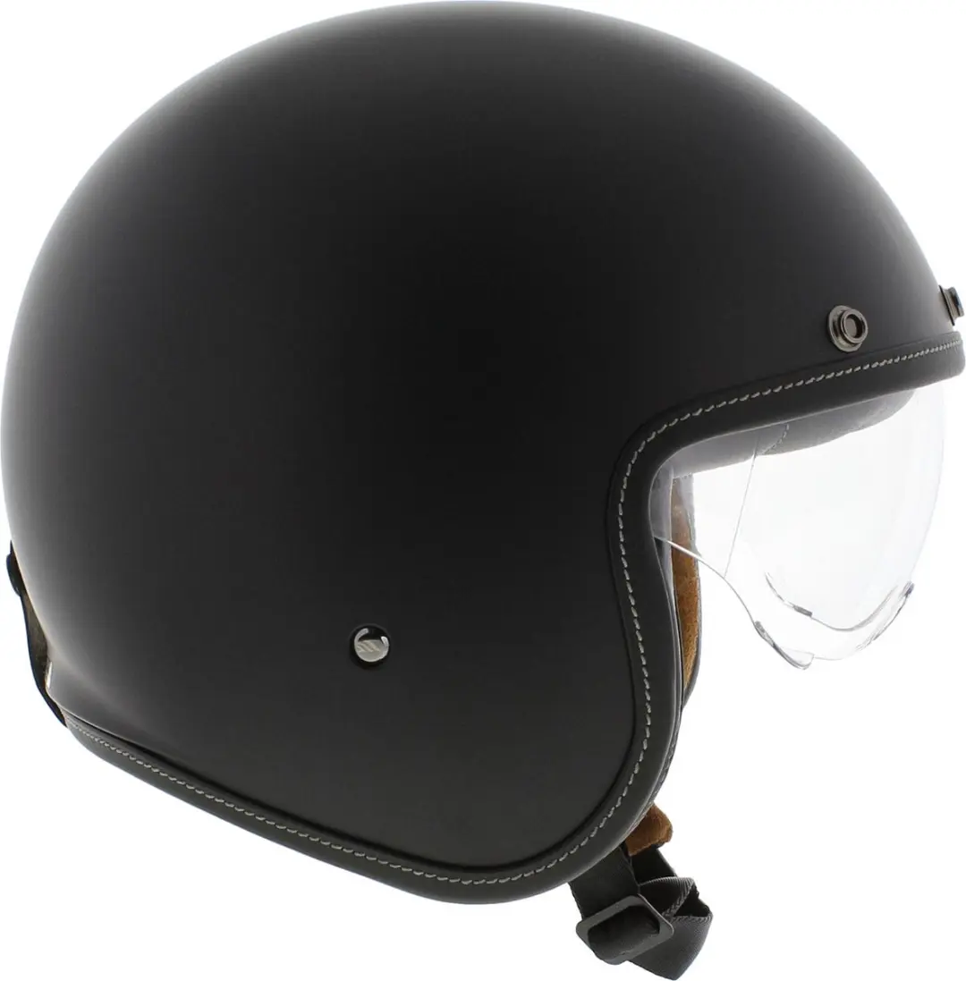 MT Helmets Le Mans II Jethelm Mat Zwart - XS - afbeelding 3 van 6