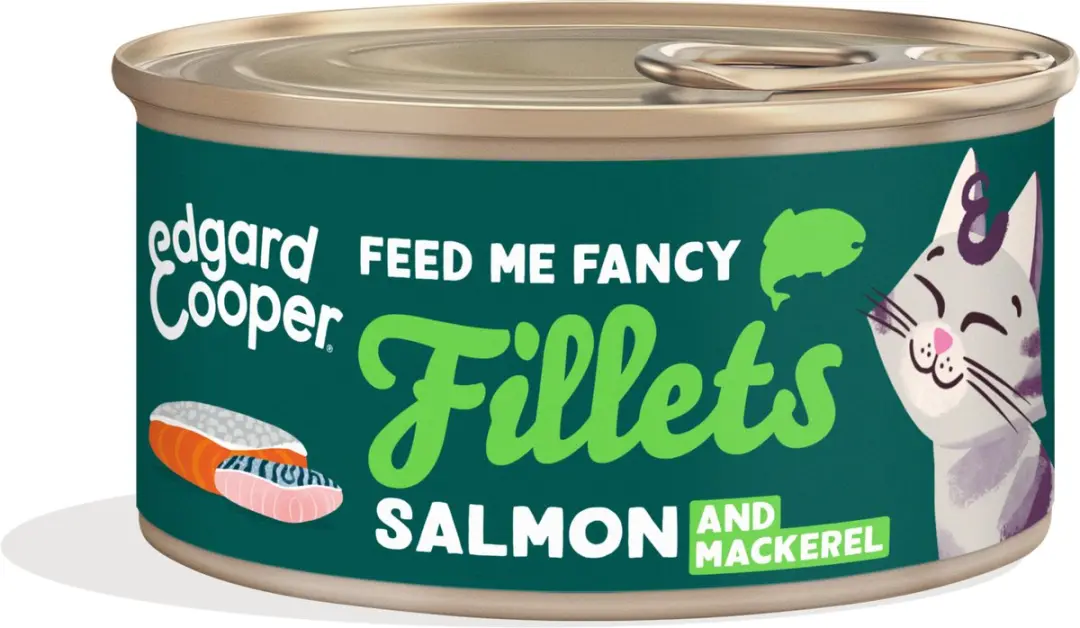Edgard & Cooper Kat Natvoeding Zalm/ Makreel