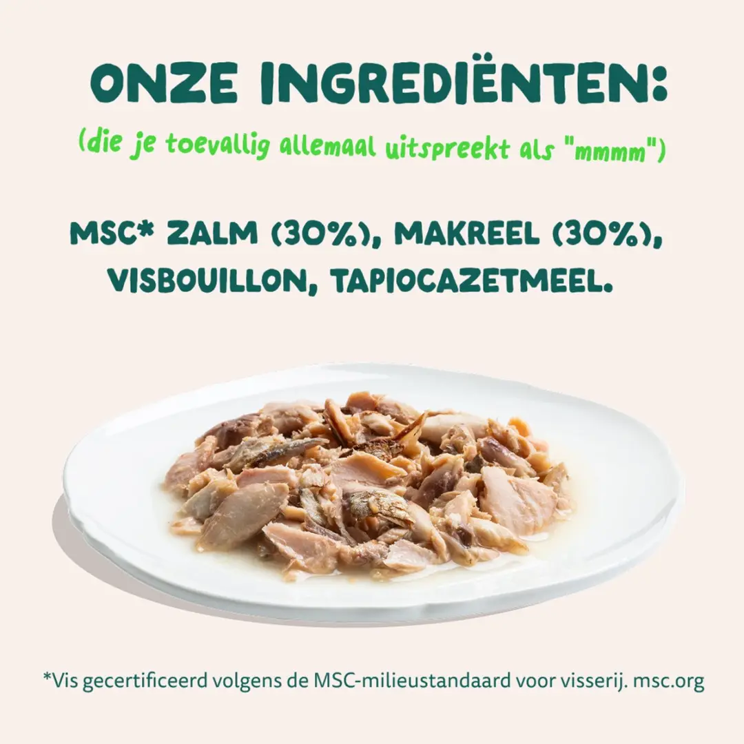 Edgard & Cooper Kat Natvoeding Zalm/ Makreel - 70g - afbeelding 6 van 6