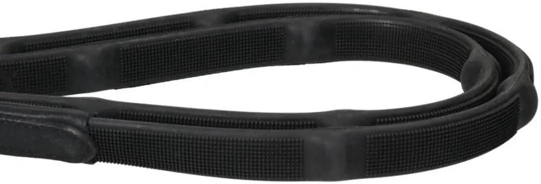 Horsegear Teugels Horsegear Hgsoft Rubber Zwart