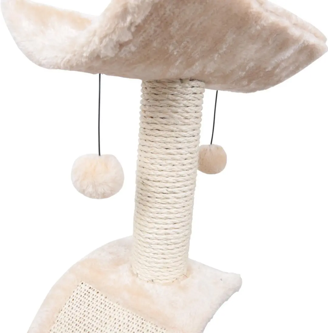 Nobleza Katten Krabpaal Beige - 41x35x60cm - 2 Niveaus
