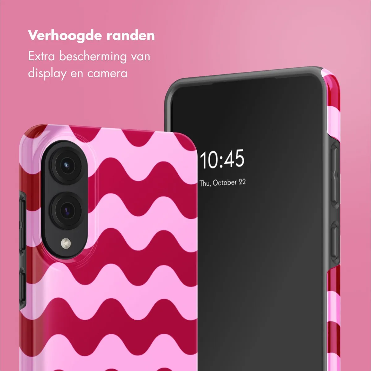 Selencia Hoesje Samsung Galaxy S25 Edge Wave Vibes Lipstick
