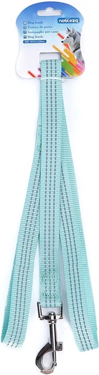 Nobleza Hondenriem Reflecterend 120cm Mint