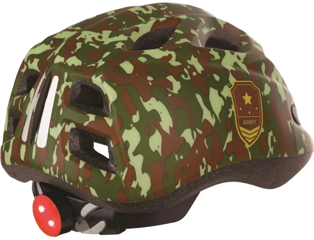 Polisport Junior Army Helm S 52-56cm - Groen - afbeelding 3 van 3