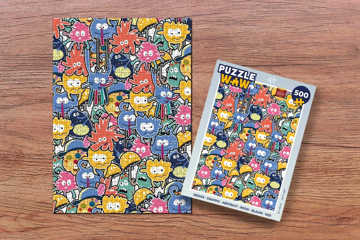 PuzzleWow Legpuzzel 500 Stuks - Multicolor
