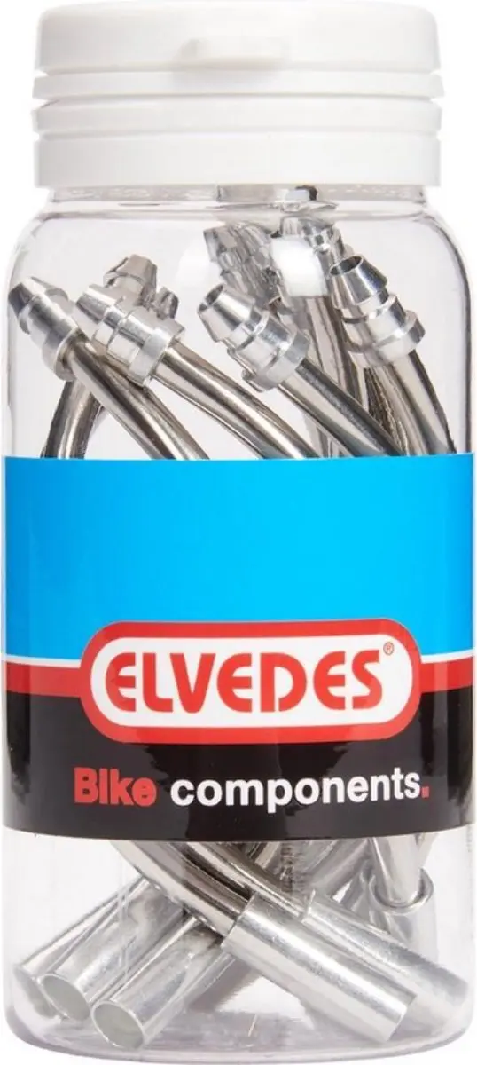 Elvedes V-brake Bocht 130° RVS - 10 Stuks - Grijs - afbeelding 3 van 3