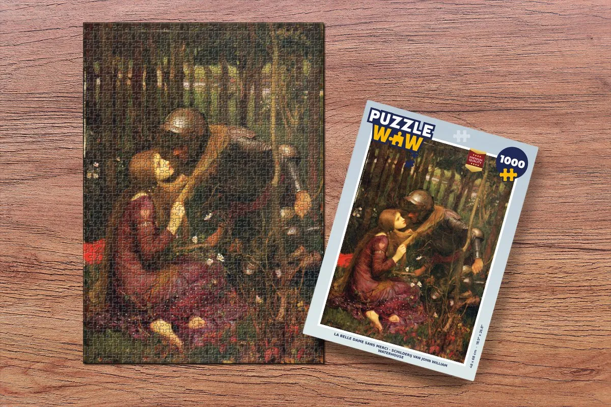 PuzzleWow La belle Dame sans Merci Legpuzzel 1000 Stuks - Multicolor