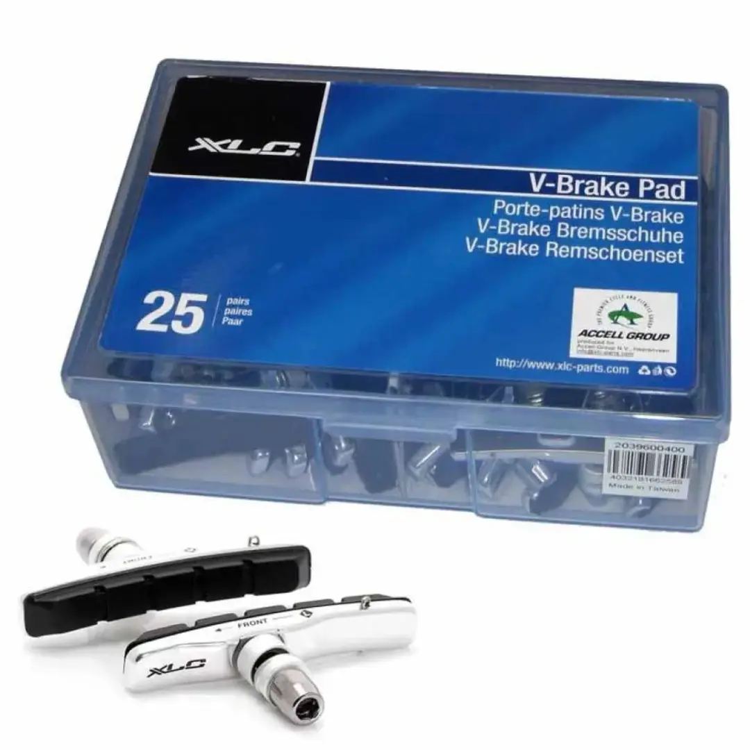 XLC V-brake Inbus Remschoenen 72mm - 25 Stuks - Zwart - afbeelding 2 van 3