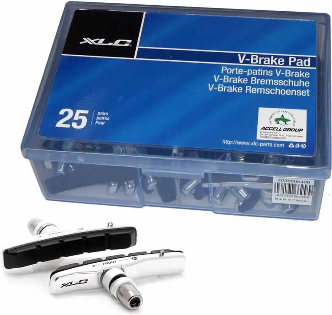 XLC V-brake Inbus Remschoenen 72mm - 25 Stuks - Zwart - afbeelding 3 van 3